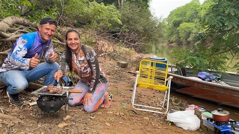 PESCAMOS ACAMPAMOS E FIZEMOS CHURRASCO NA BEIRA DO RIO DAS ALMAS