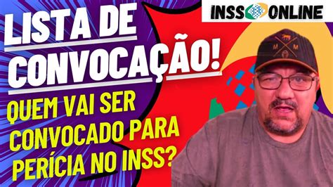 Quem Vai Ser Convocado Para Per Cia Do Inss Segurados Que Est O Seis