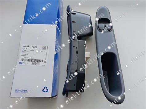 Блок кнопок стеклоподъемников 2-х дверей ланос т-150 96279332 купить в ...