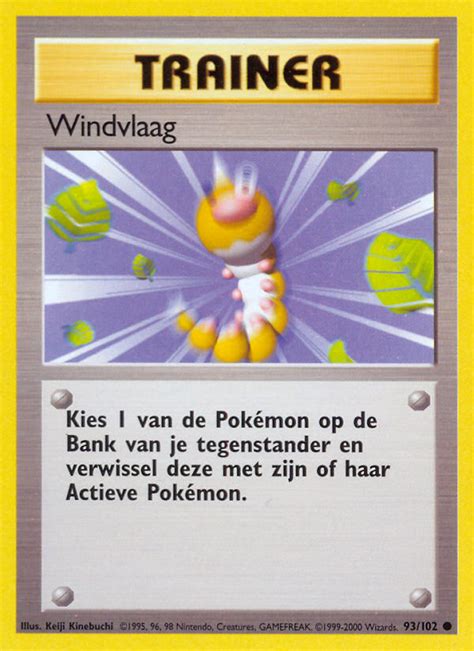 Wat is Gust of Wind 93/102 uit Base Set NL waard? - Pokemonkaart.nl