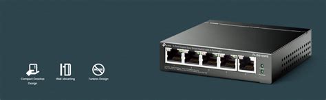 Buy the TP-Link TL-SG105PE 5-Port Gigabit Easy Smart Switch with 4-Port ...