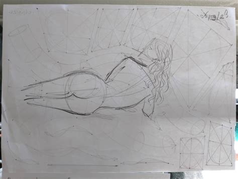Quick Sketch Of A Lying Nude Yoors
