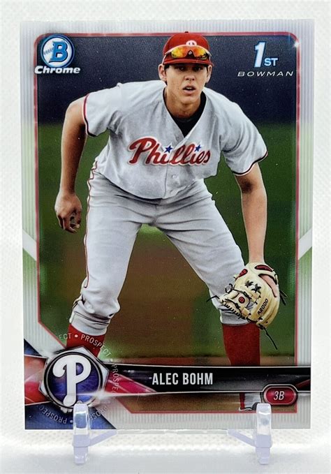 Bowman Chrome Draft Alec Bohm Bdc Qty Ebay