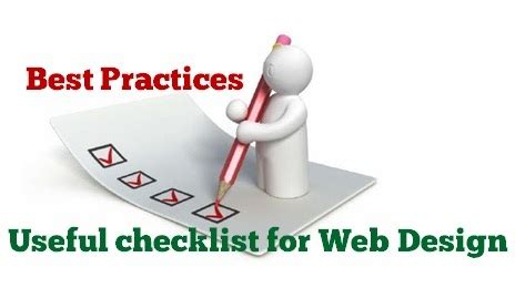 Web Design Best Practices Useful Checklist