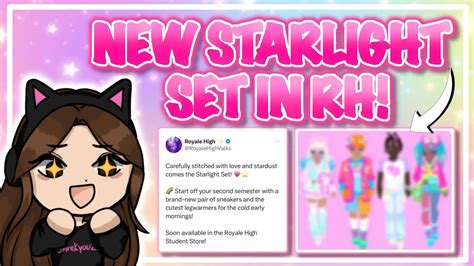 New Starlight Set In Royale High Coming Soon Youtube