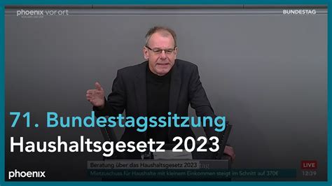 Bundeshaushalt Sitzung Des Deutschen Bundestages Youtube