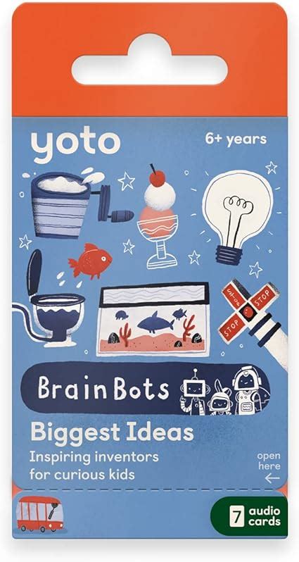 Yoto Brainbots Biggest Ideas 7 Audio Cards For Use With Yoto Player