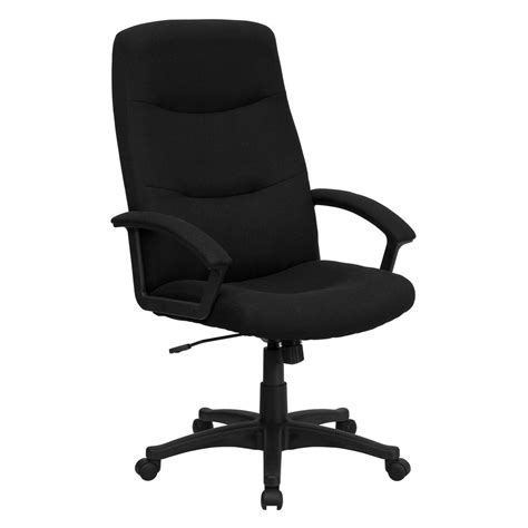 Flash Furniture High Back Black Fabric Executive Swivel Office Chair