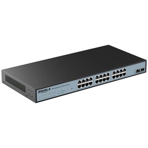 SODOLA 24 Port 2 5G Smart Web Managed Switch 24 X 2 5G Base T Ports 2