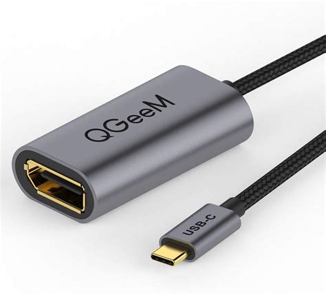 Qgeem Cable Usb C A Displayport K A Hz Thunderbolt A