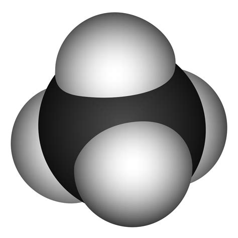 Methane Space Filling Model – Edward T. Dodge