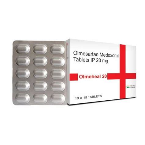 Olmeheal Olmesartan Medoxomil Tablets Ip 20 Mg At Rs 183stripe