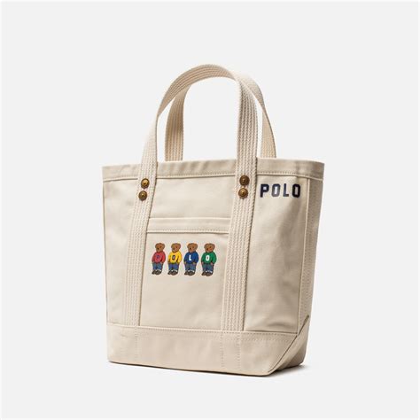 Сумка Polo Ralph Lauren Bear Canvas Tote Medium, 428-758637-001