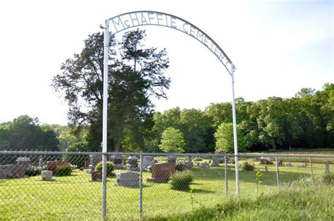 Mchaffie Cemetery Em West Benton Township Missouri Cemitério Find A