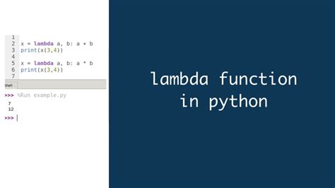 What Is A Lambda Function In Python Quickinsights Org