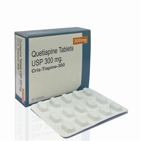 Cris Tiapine Quetiapine 300 Mg Tablet 60 Tablets At Best Price In Surat