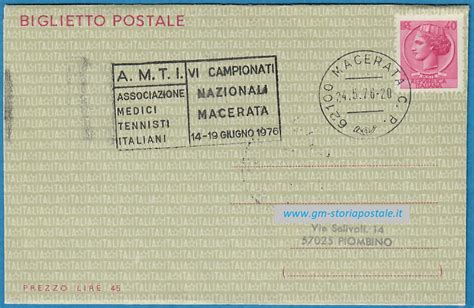 Biglietto Postale 40 Lire Siracusana Viaggiato Come Stampe Con