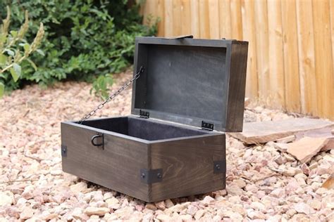 Original Treasure Chest With Safety Hasp And Hinges Lockable Etsy