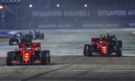 One Two Finish For Ferrari At 2019 Formula One Singapore Grand Prix