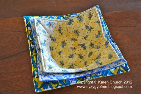 Syzygy Of Me Microwave Bowl Potholder And Tutorial