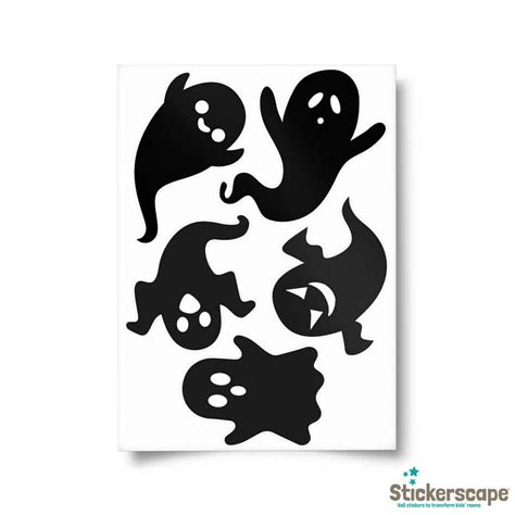 Ghost Silhouette Window Stickers Halloween Window Stickers