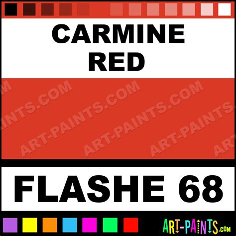 carmine red artists acrylic paints flashe  carmine red paint