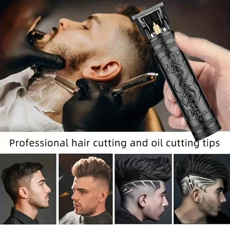 Hair Clippers For Men Professional Hair Trimmer Zero Gapped T Blade