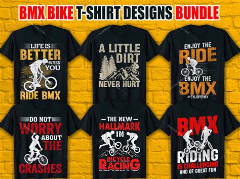 Bmx Bike T Shirt Design Bundle