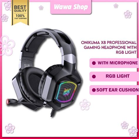 Onikuma X Professional Gaming Headphone With Rgb Light Shopee Malaysia