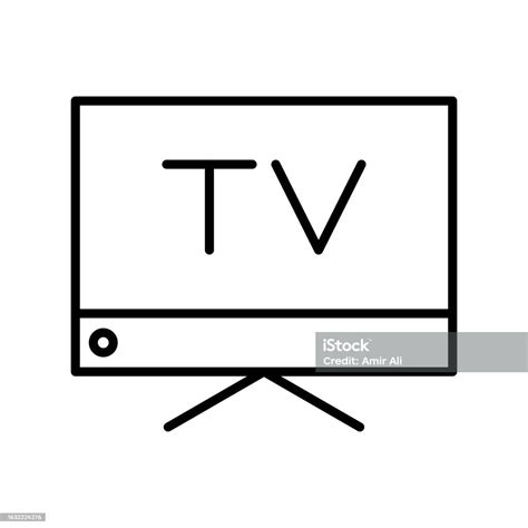 Tv Icon Stock Illustration Download Image Now Broadcasting Icon