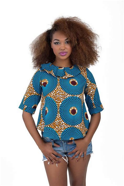 African Print Top African Print Tops Africa Fashion African Print