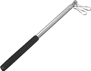 Patikil Telescopic Handheld Flagpoles Feet Portable Stainless Steel