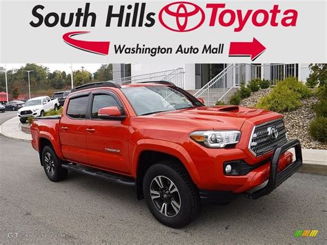 Inferno Orange Toyota Tacoma Trd Sport Double Cab X