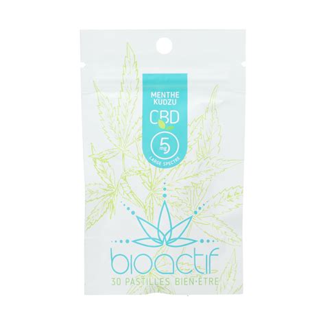 Découvrez les pastilles au CBD goût Menthe Kudzu Bioactif