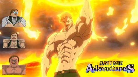 Finally Evolving Escanor Anime Adventures Youtube