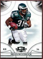 Donruss Threads Brian Westbrook Football Card Philadelphia