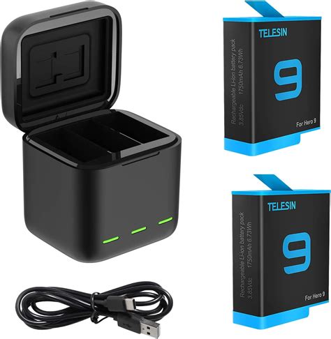 Telesin Battery Charger For Gopro Hero Black Portable Charger