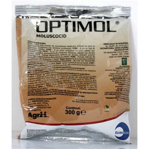 Optimol 300 Gr Moluscocid Impotriva Melcilor Cu Perioada Lunga De