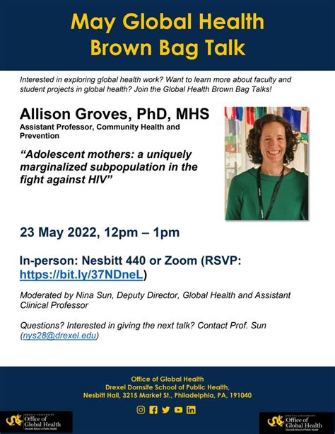 Global Health Brown Bag Talks Dornsife Dash