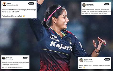 Comeback For The Ages Fans Erupt As Rcb S Shreyanka Patil Bags