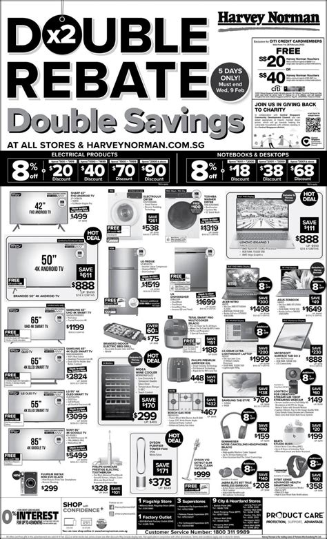 Harvey Norman Press Advertisement Promotion Valid Until 11 Feb 2022