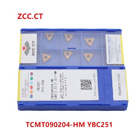 ZCC CT 10P TCMT090204 090208 110204 110208 16T304 16T308 HM 52 YBC251