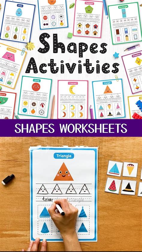 Shapes Worksheets for Kids | Escuela