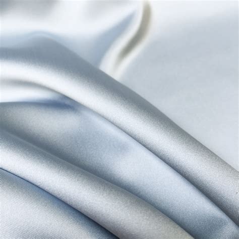 Tissu Satin Bleu Ciel Ciara Mercerine