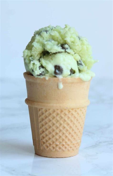 Vegan Mint Chocolate Chip Ice Cream Bakedbyclo Vegan Dessert Blog