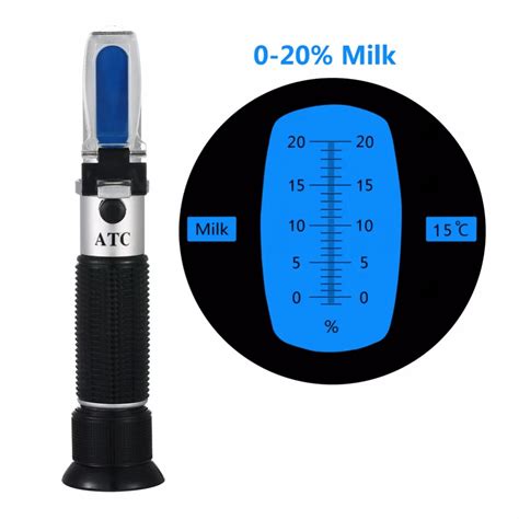 Portable Hand Held Milk Refractometer 0 20 Milk Meter Refractometer 0