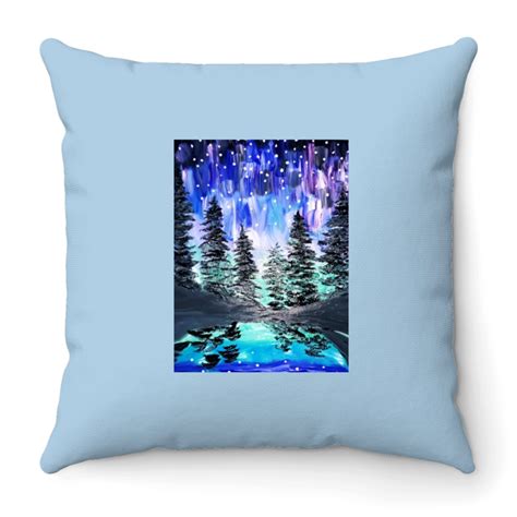 Aurora Borealis Northern Lights Aurora Borealis Throw Pillows Sold