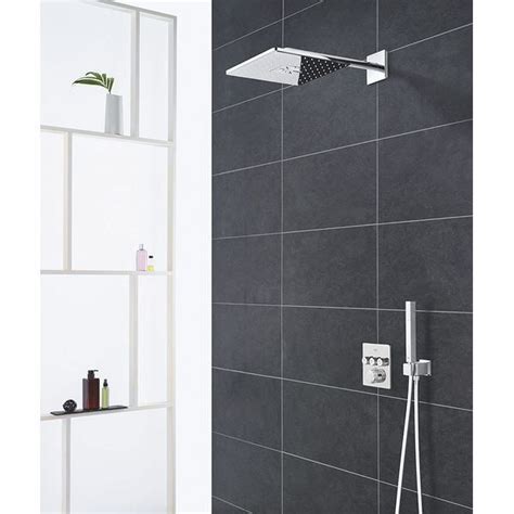 Grohe Smart Control 3 Way Chrome Square Shower Set