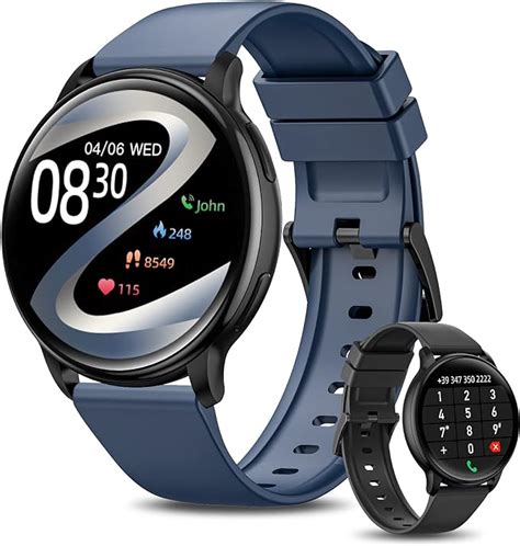 Ruxingx Smartwatch Uomo Chiamata Bluetooth E Risposta Vivavoce Smart