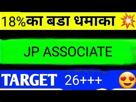 Jp Associate Share Latest News Today Jp Associates Share Target Jp